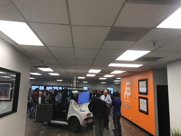 Group of people in an office with a Polaris Gem